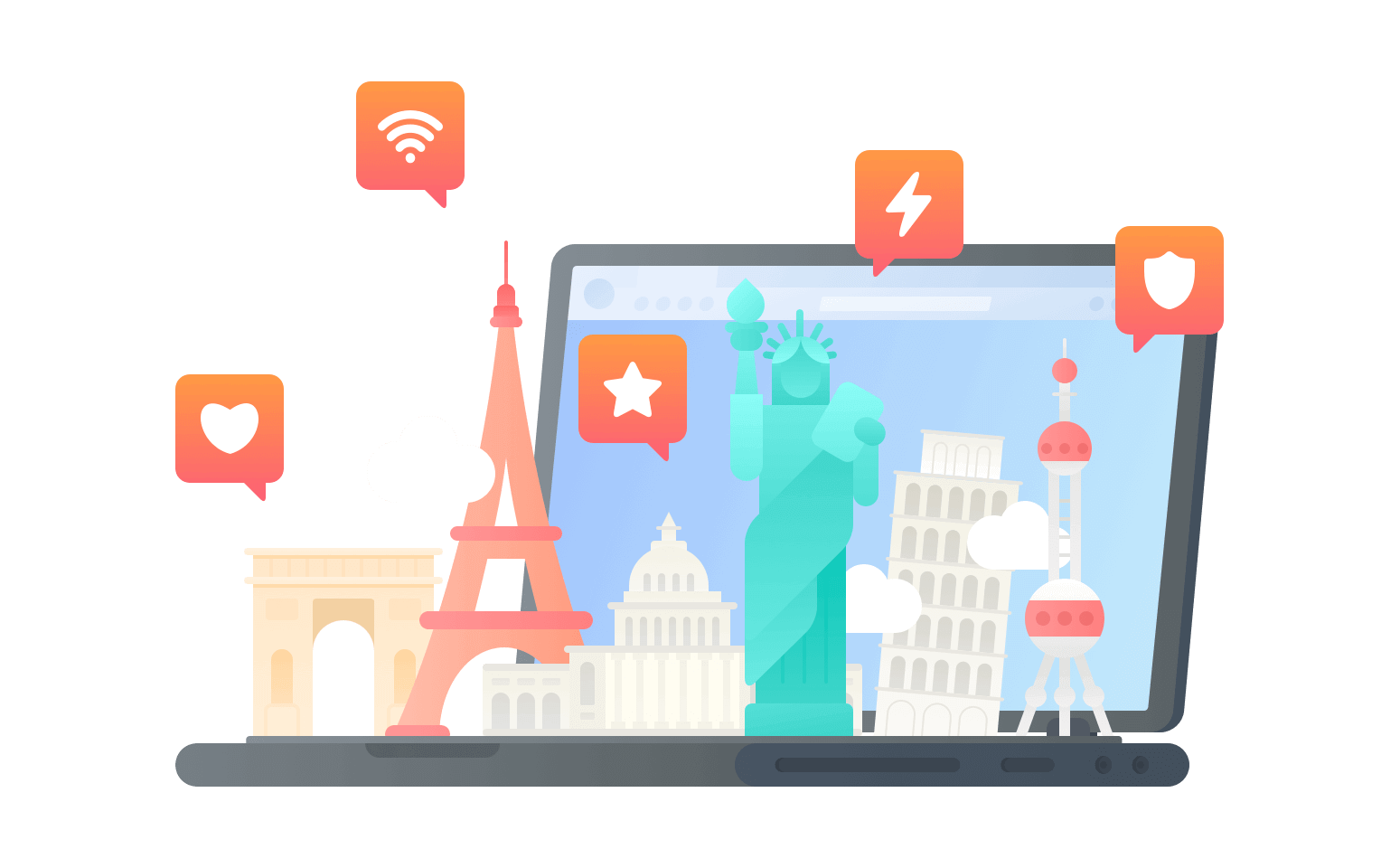 国外旅游连接到中国的加速器 - 返华VPN